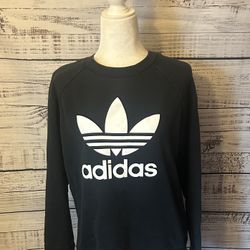 Women Adidas Black crewneck size large 