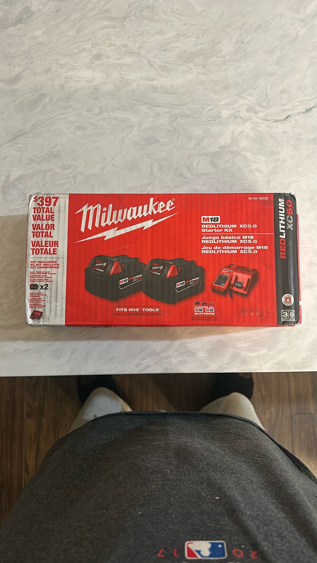 Milwaukee M18 Redlithium Xc 5.0 Starter Kit