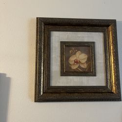 Set Of Antique Floral Paintings