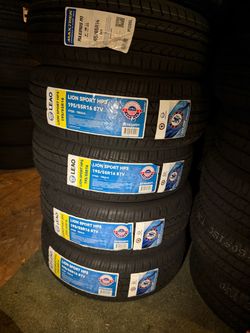 195/55R16 Lion sport 4 new tires mounted and balanced included