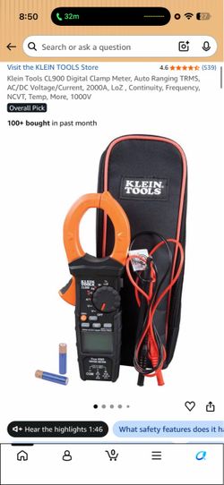 Klein Tools CL900 Digital Clamp Meter