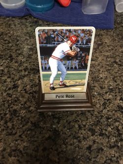 Ceramic Pete Rose card