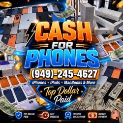 We Buy iPhone 17 16 15 14 13 12 Samsung S26 S25 S24 Pixel Cash