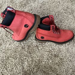 Men’s Red Timberland Boots 