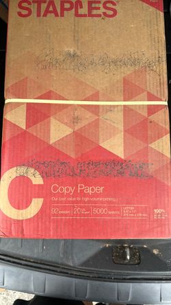Box of C style copy paper