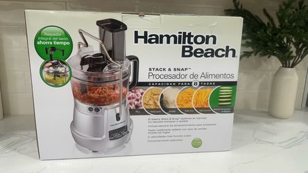 Hamilton Beach Stack & Snap 8-Cup Food Processor