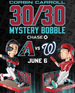AZ CORBIN CARROLL Mystery bobblehead SET