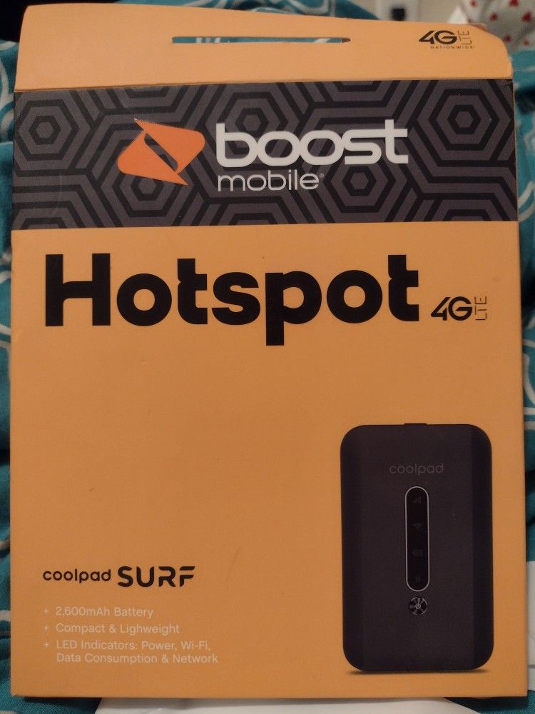 Boost Mobile Coolpad Surf Mobile WiFi Hotspot
