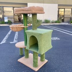 Cat Tree 35.4"- Cat Tower with Scratching Post, Cat Condo for Indoor Cats