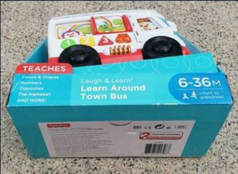 Fisher Price Laugh Learn Around Town Bus NEW for Sale in Corona