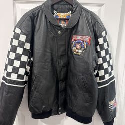 Men’s NASCAR 50th anniversary, leather jacket
