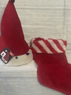 Moving Santa Hat And stocking