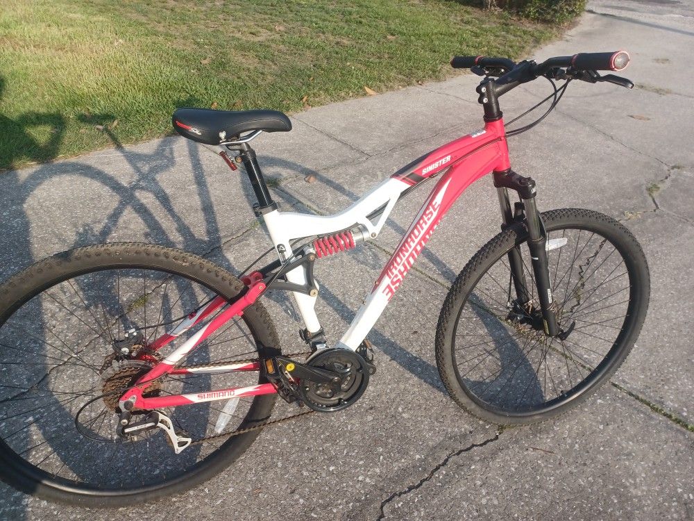 Iron Horse Sinister 6.3 Mountain Bike Bicycle 29" Tires Disc Brakes Full Suspension Large Frame - $120 FIRM