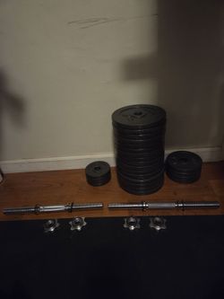 200 lb set of adjustable dumbbells