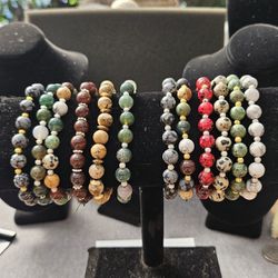 Genuine Gemstone Bracelets 