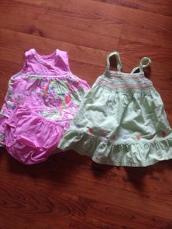 2 Gymboree dresses 12 months