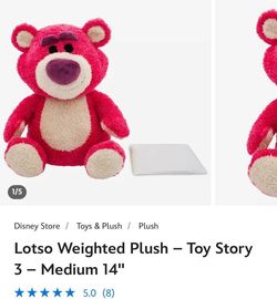 Toy Story - Lotso Weighted Plush