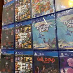 PS4 Games Brand New 