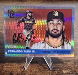2025 Topps Platinum Anniversary Fernando Tatis Jr Prism Refractor Padres