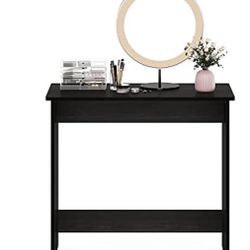 Columbia Walnut Study Work Or Beauty Desk Vanity  Brand New In Box 