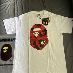 Bape red camo