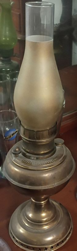 Vintage kerosene lamp