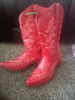 Red Cowboy Western Boots BRAND NEW NEVER WORN