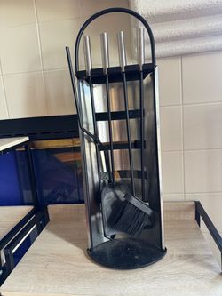 Fireplace Tool Set with Stand