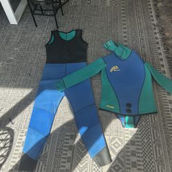 Two pieces wetsuit