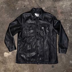 Vintage 1990 Kim Wear Leather Jacket 