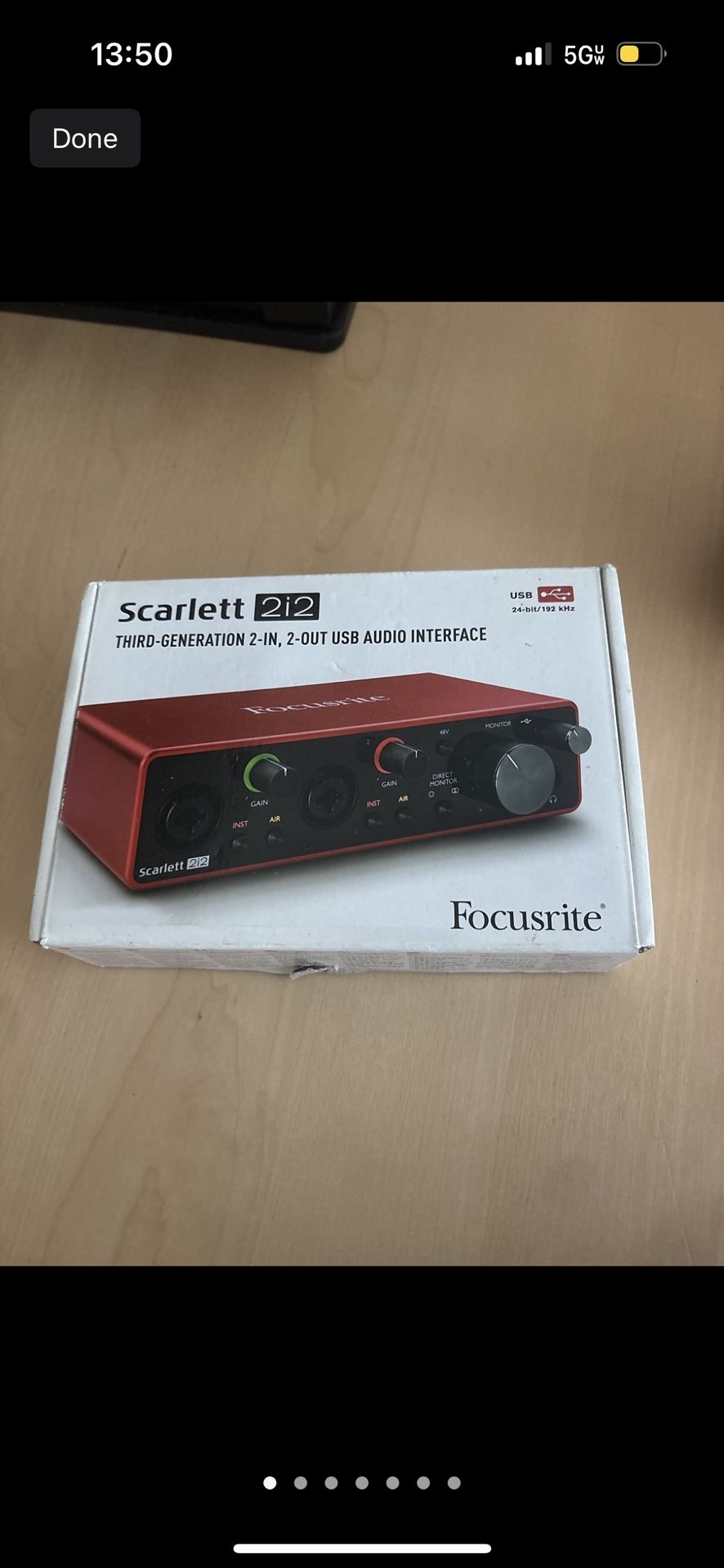 Scarlett Interface 2i2 3rd gen