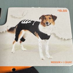 NEW Dog Pet PJ Skeleton Piarte Costume Size M chart is pics just $3