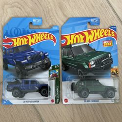 Brand New Unopened Hot Wheels Diecast Car Jeep 2 Pack