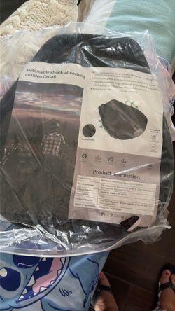 Motorcycle shock-absorbing cushion