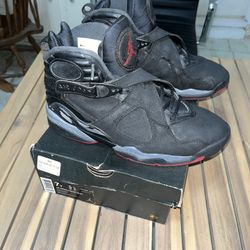 Jordan 8 Retro Black Cement📲✅For Sale Size 8 Men