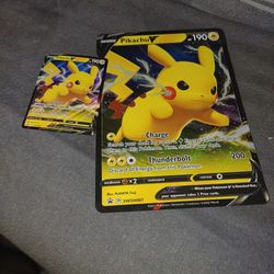Collectable Oversize Pikachu And Regular 