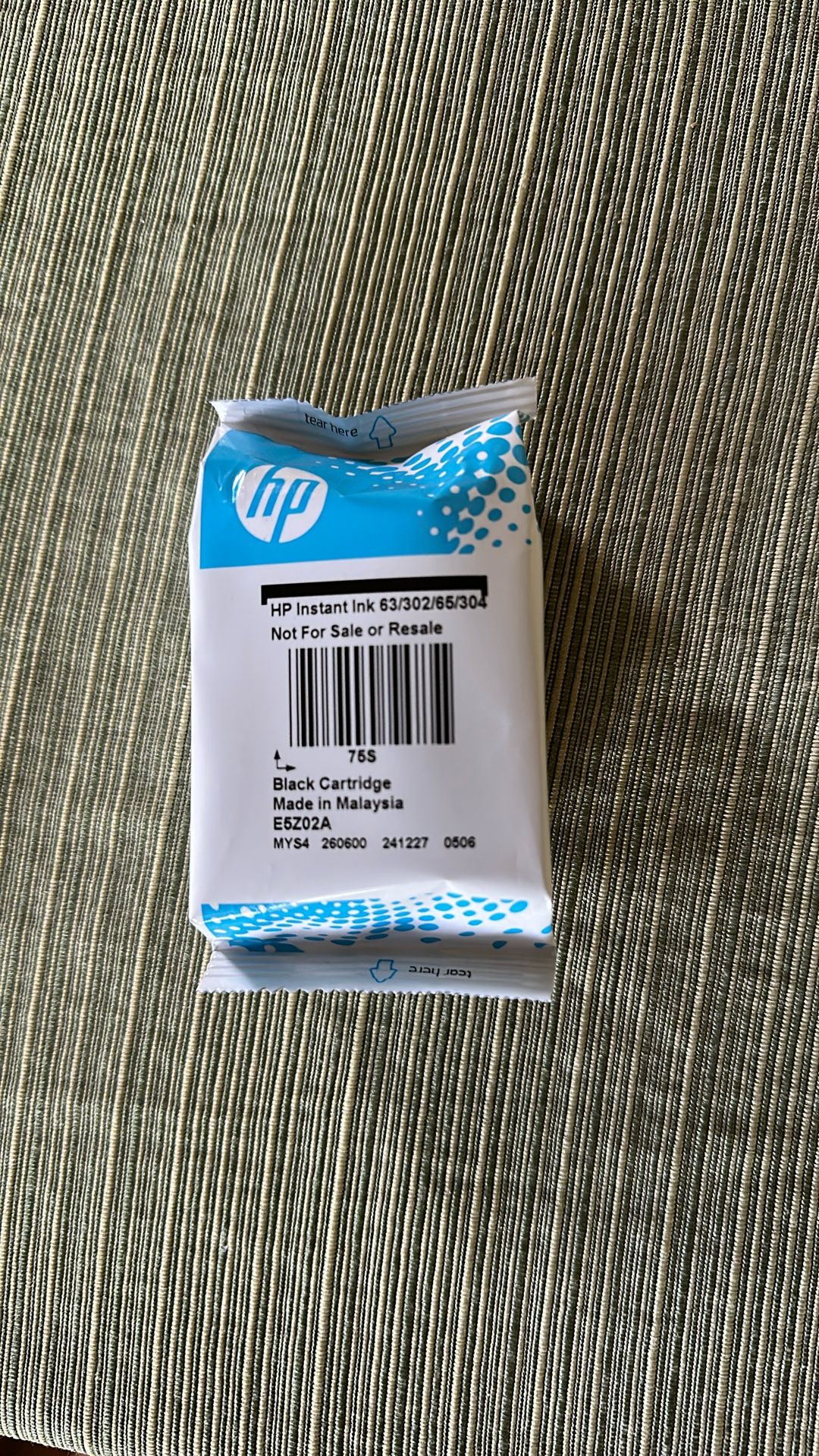 HP Black Ink Cartridge