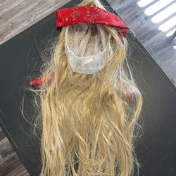 Costume Wig With Bandana