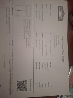 Custom windows special order have extra