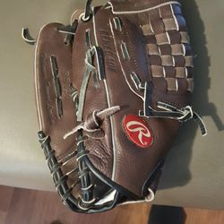 12" Rawlings Baseball Glove Broken In Left Hand Throw 