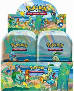 Pokemon TCG 2021 25th Celebrations Mini Tins Display