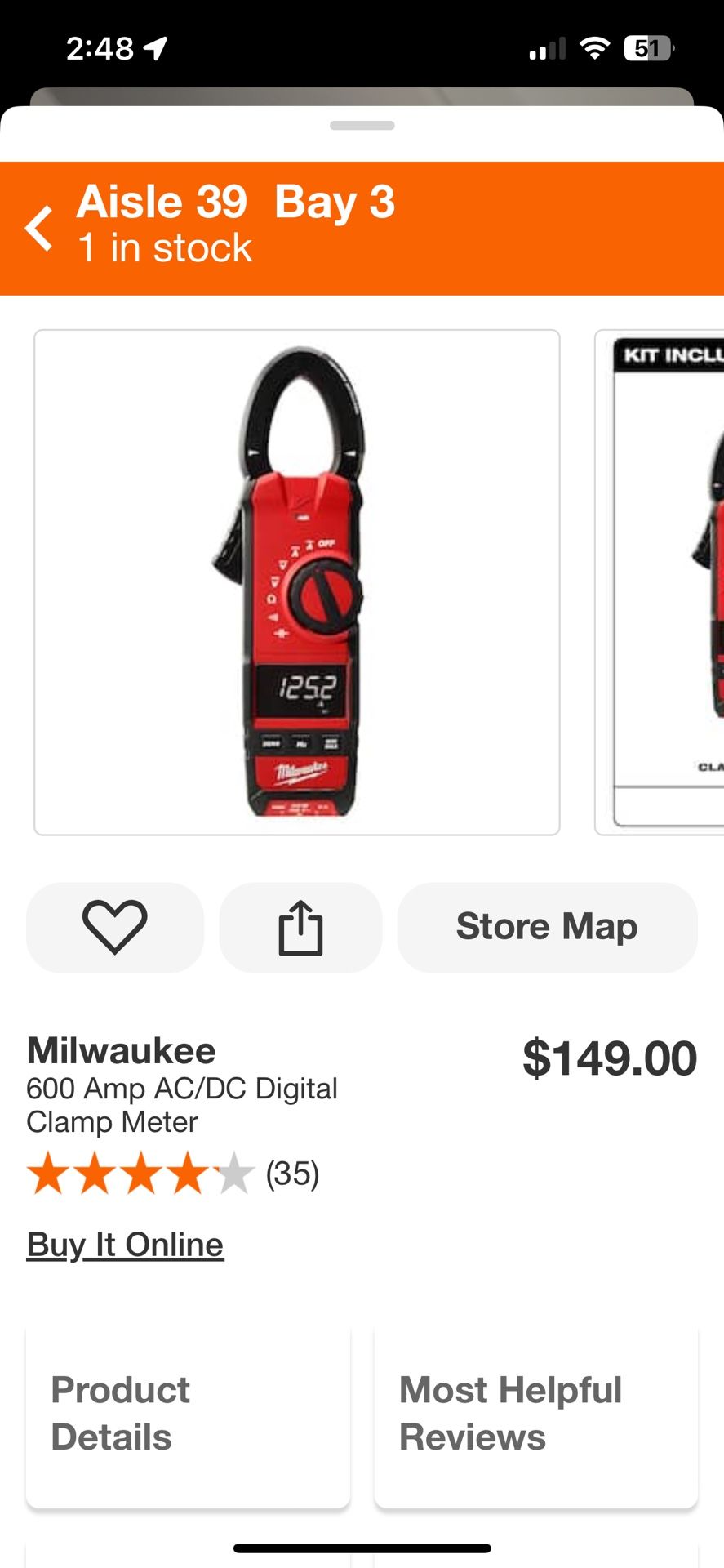 Milwaukee 600 Amp AC/DC Digital Clamp Meter