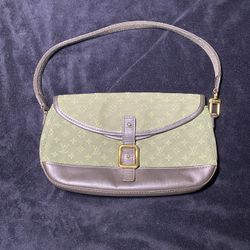 Louis Vuitton Green Mini Lin Majorie Shoulder Bag