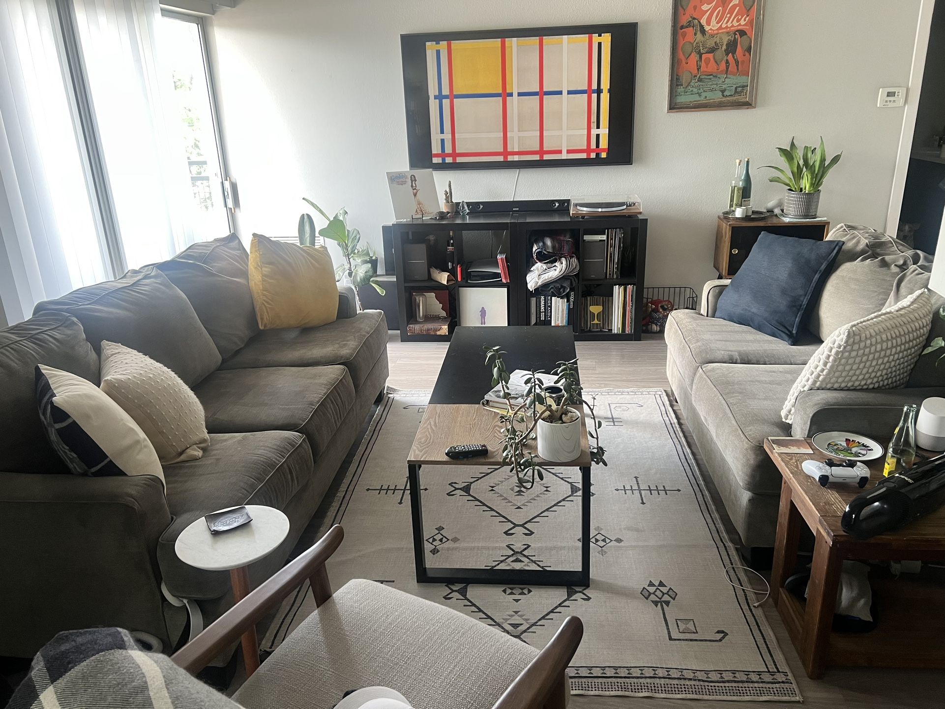 Sofa and Loveseat Combo