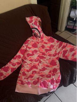 Pink bape sweater