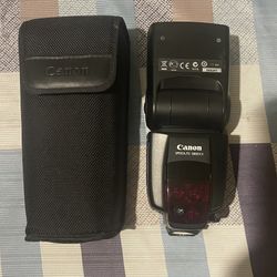 Canon Speedlite 580EX II Flash + Canon Case – $100 – Arlington,TX