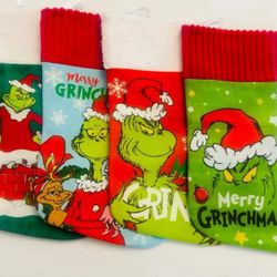 The Grinch Stockings 4pcs New