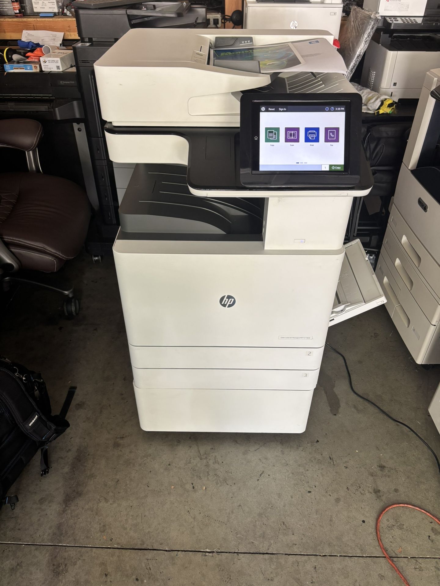 Hp Color Laser Jet Managed Flow MFP E77830