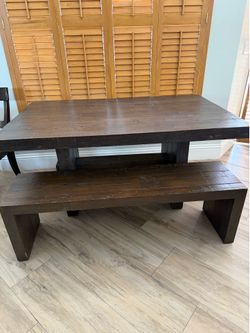 West Elm Emerson Dining Table + Bench