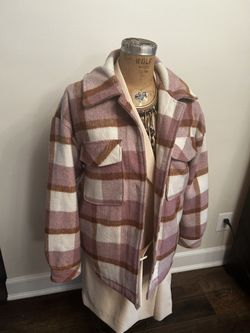 Garage Ladies wool Plaid Jacket 